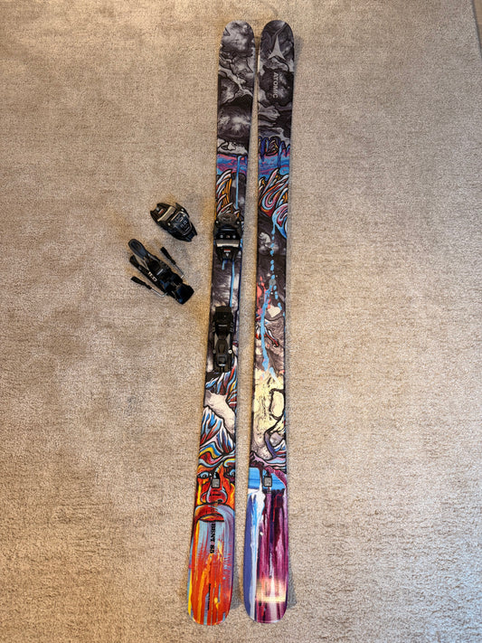 Atomic Bent 85 Twintip, Allmountain Freestyle Park suusad + Marker 11.0 TP Klambrid