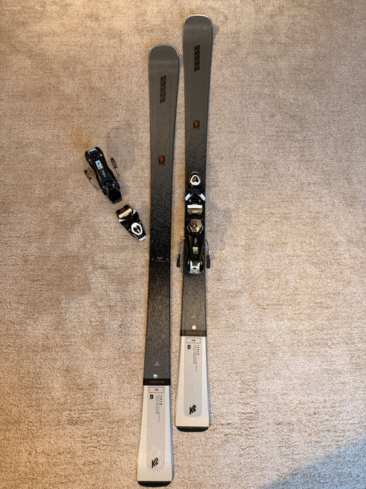 K2 Disruption 76 mäesuusad + Look NX 10 Klambrid