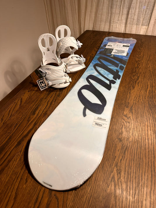 Lumelaua komplekt Nitro Lectra 146cm + klambrid