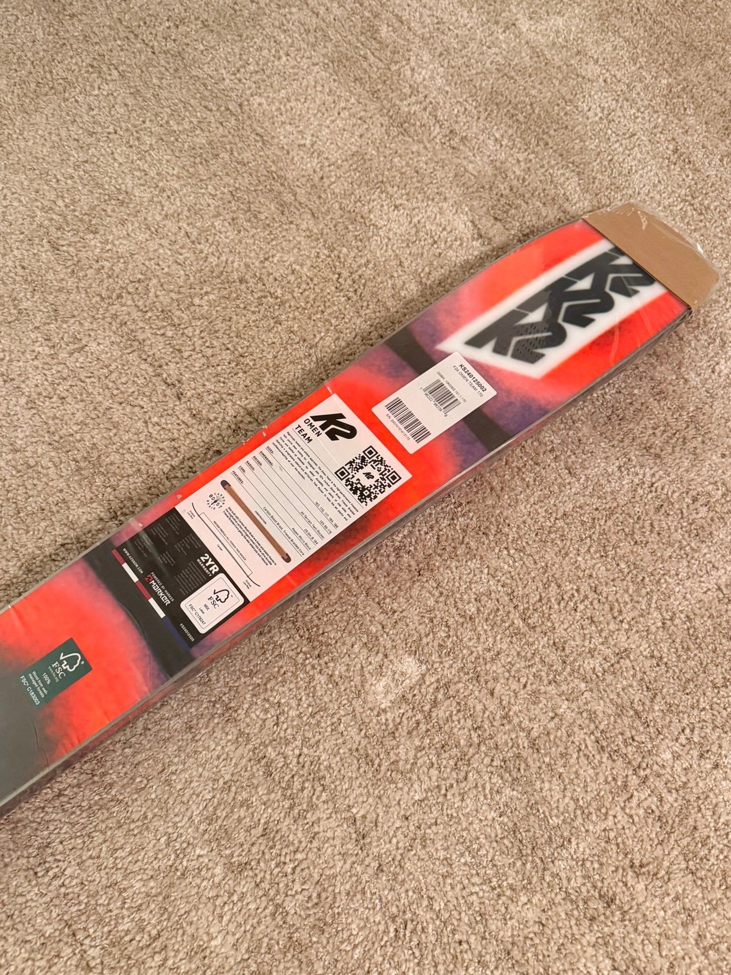 K2 Omen Team - Freestyle / TwinTip suusad + Klambrid Atomic Warden 11 MNC