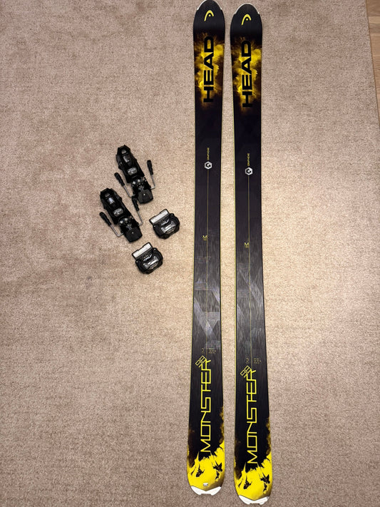 Head Monster 98 Ti Allmountain / Freeride mäesuusad + Attack 14 Klambrid