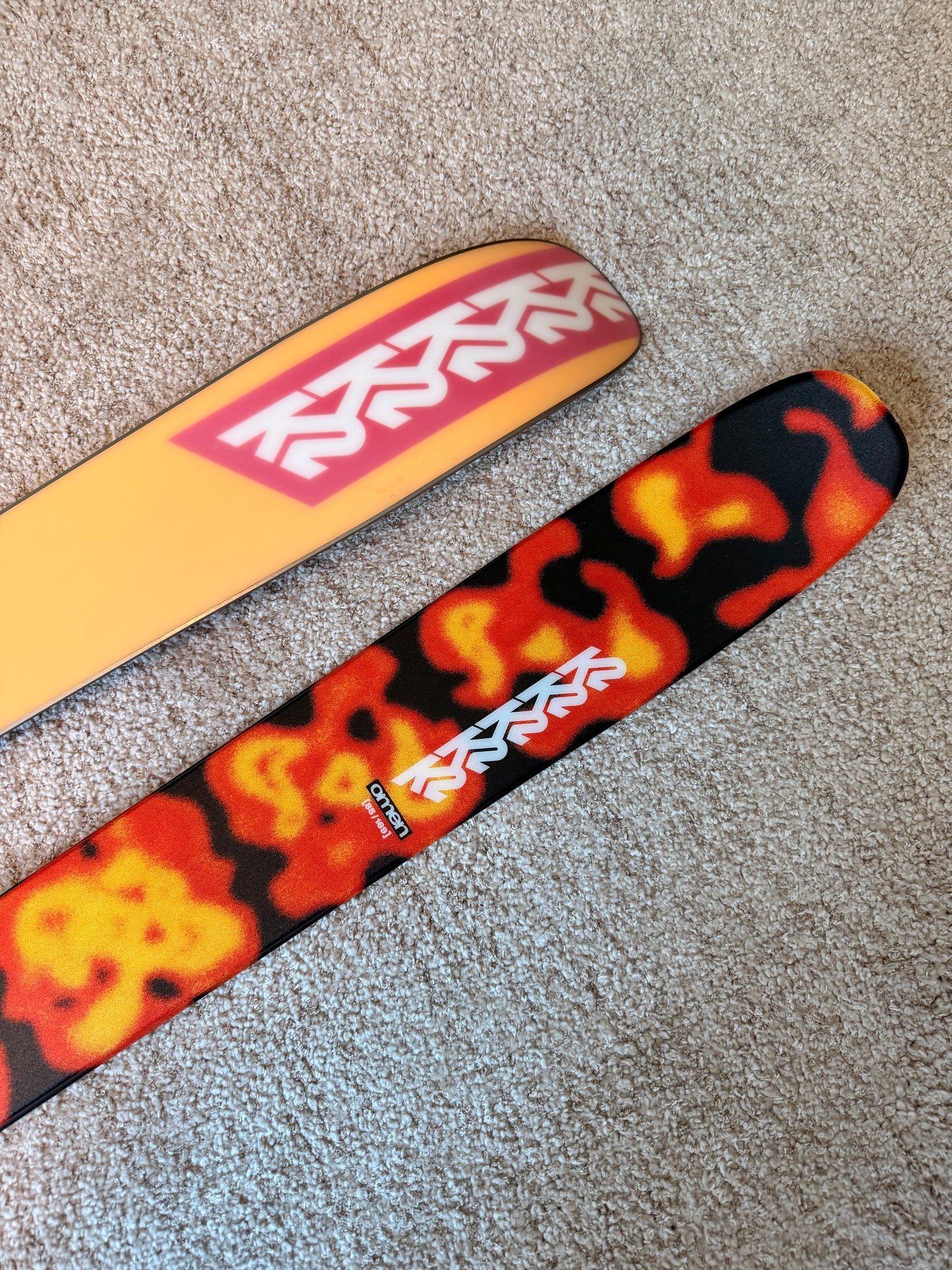 K2 Omen 85 Twintip / Park / Freeride mäesuusad + Marker 11.0 TP Klambrid