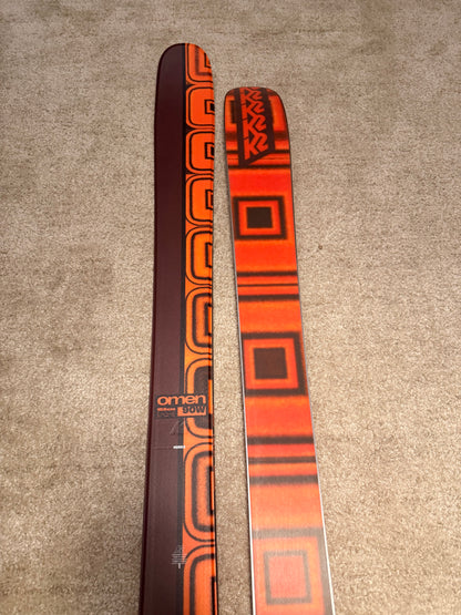 K2 Omen 90 W Twintip / Park / Freeride mäesuusad + Marker 11 Klambrid