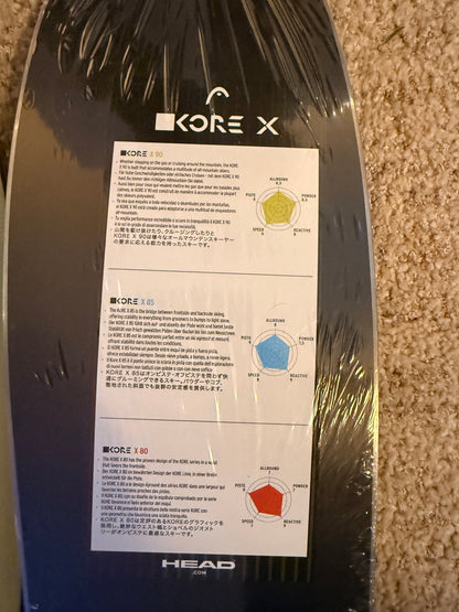 Head Kore X 90 Allmountain mäessusad koos klambritega