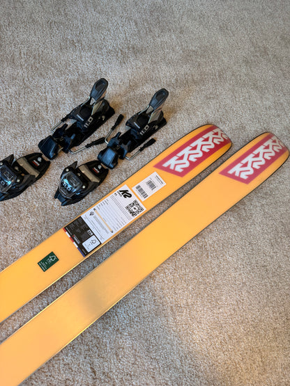 K2 Omen 85 Twintip / Park / Freeride mäesuusad + Marker 11.0 TP Klambrid