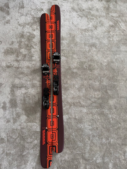 K2 Omen 90 W Twintip / Park / Freeride mäesuusad + Marker 10 Klambrid