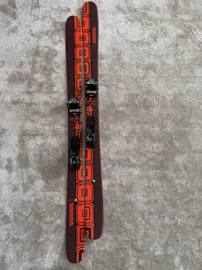 K2 Omen 90 W Twintip / Park / Freeride mäesuusad + Marker 10 Klambrid