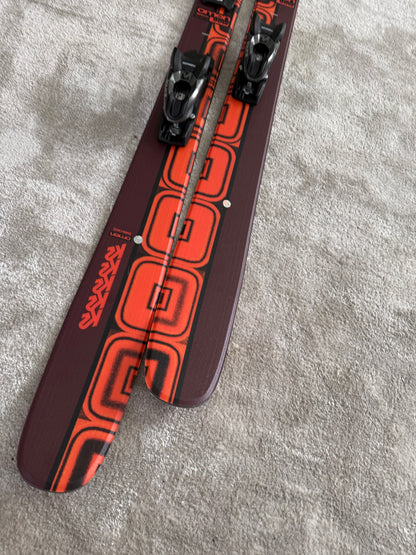 K2 Omen 90 W Twintip / Park / Freeride mäesuusad + Marker 10 Klambrid