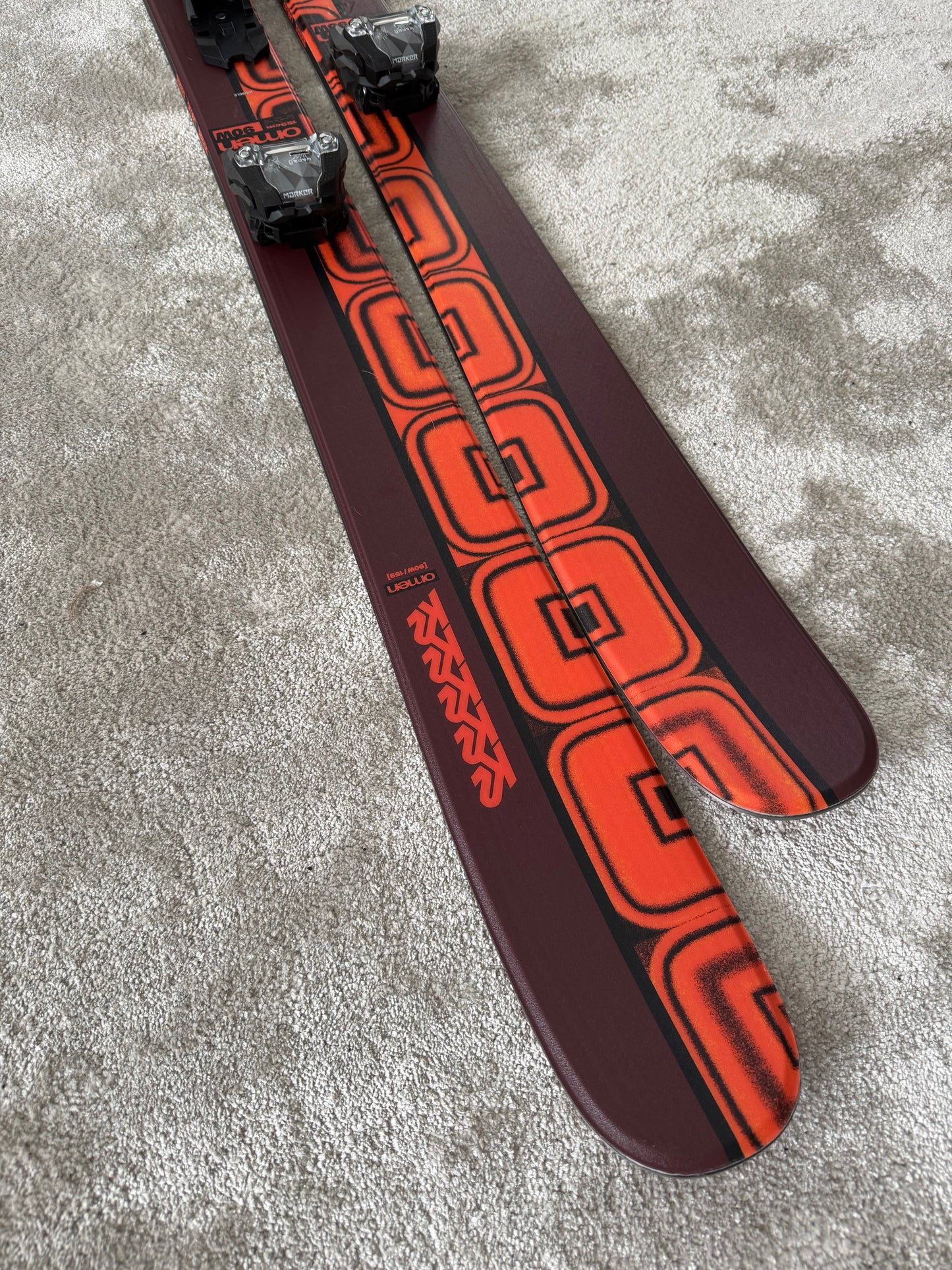 K2 Omen 90 W Twintip / Park / Freeride mäesuusad + Marker 10 Klambrid