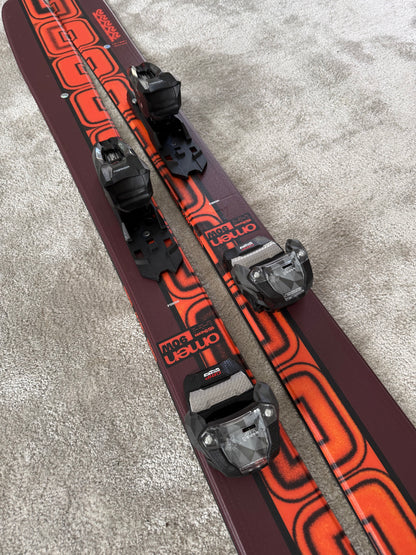 K2 Omen 90 W Twintip / Park / Freeride mäesuusad + Marker 10 Klambrid