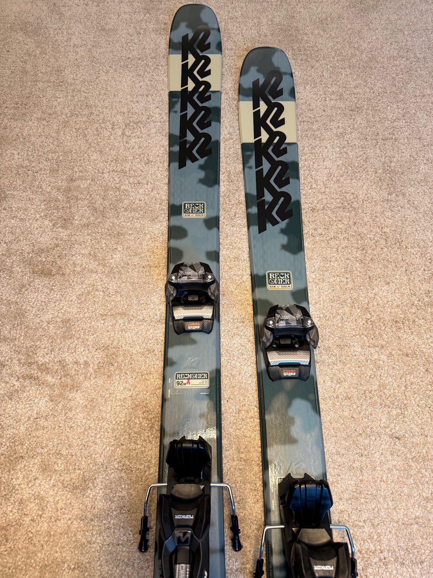 K2 Reckoner 92 W Twintip mäesuusad + Marker Squire 10 klambrid