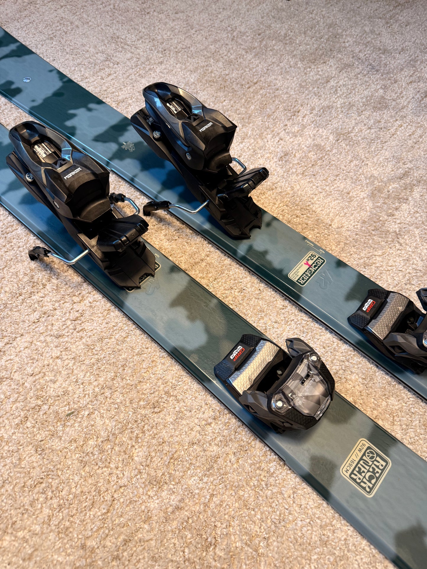 K2 Reckoner 92 W Twintip mäesuusad + Marker Squire 10 klambrid