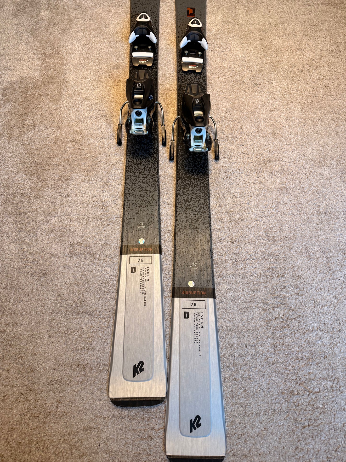 K2 Disruption 76 mäesuusad + Look NX 10 Klambrid