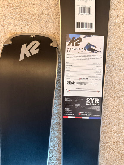 K2 Disruption 76 mäesuusad + Look NX 10 Klambrid