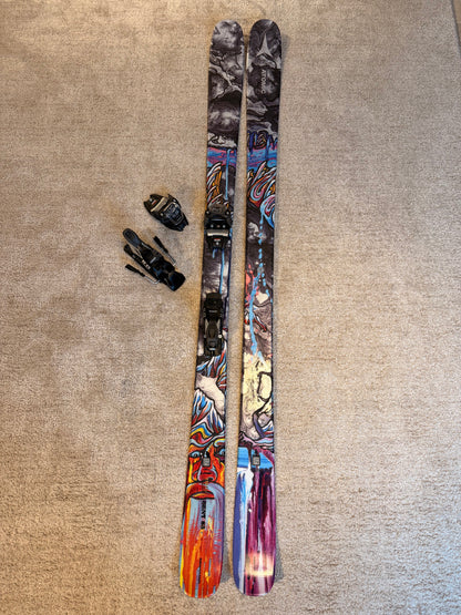 Atomic Bent 85 Twintip, Allmountain Freestyle Park suusad + Marker 11.0 TP Klambrid