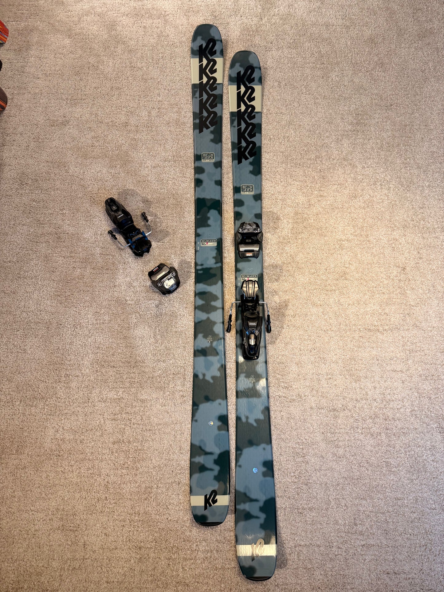 K2 Reckoner 92 W Twintip mäesuusad + Marker Squire 10 klambrid