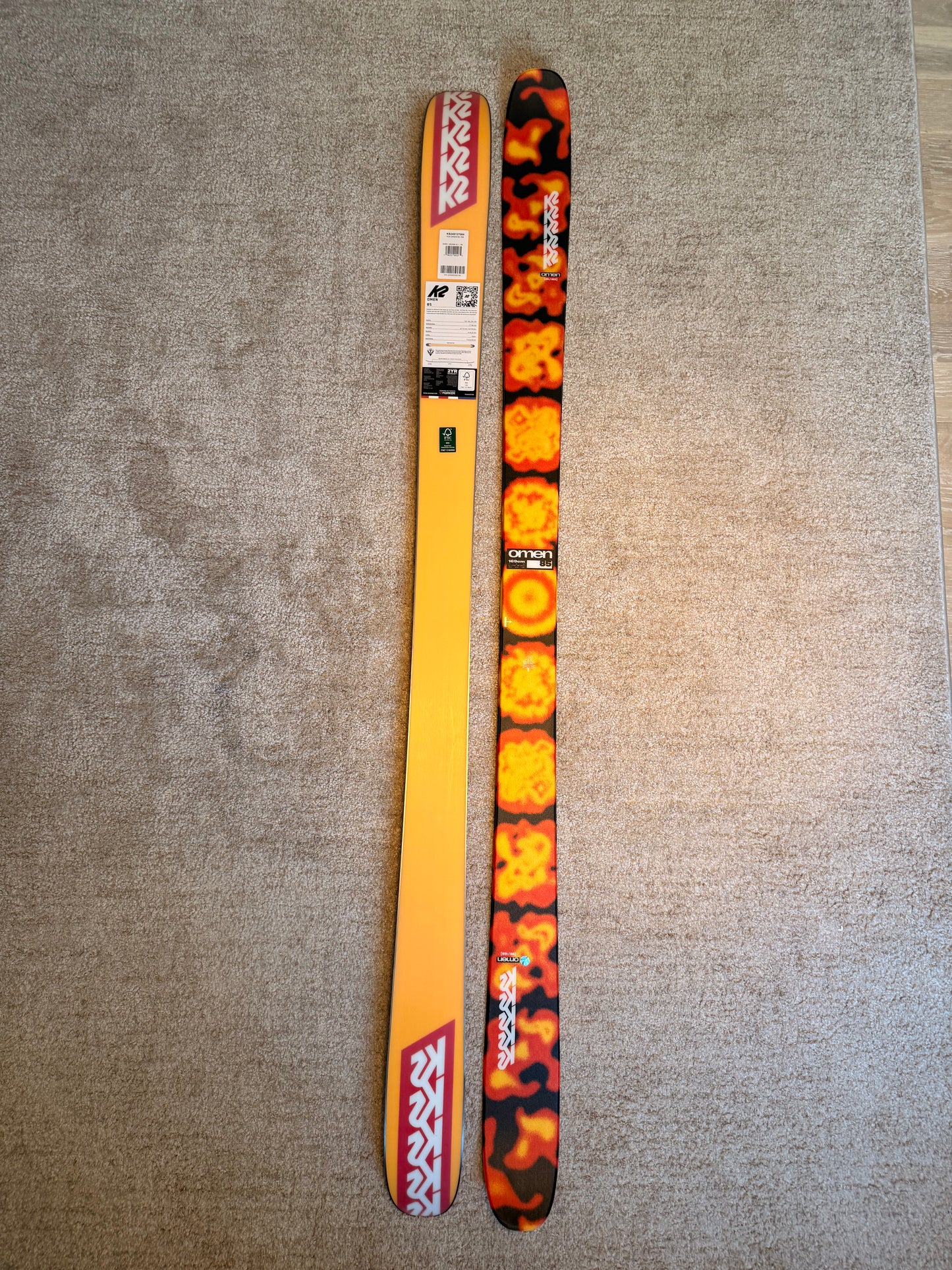 K2 Omen 85 Twintip / Park / Freeride mäesuusad