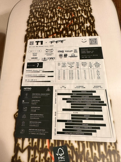 Nitro T1 Lumelaud - FFF edition 23/24  158 cm