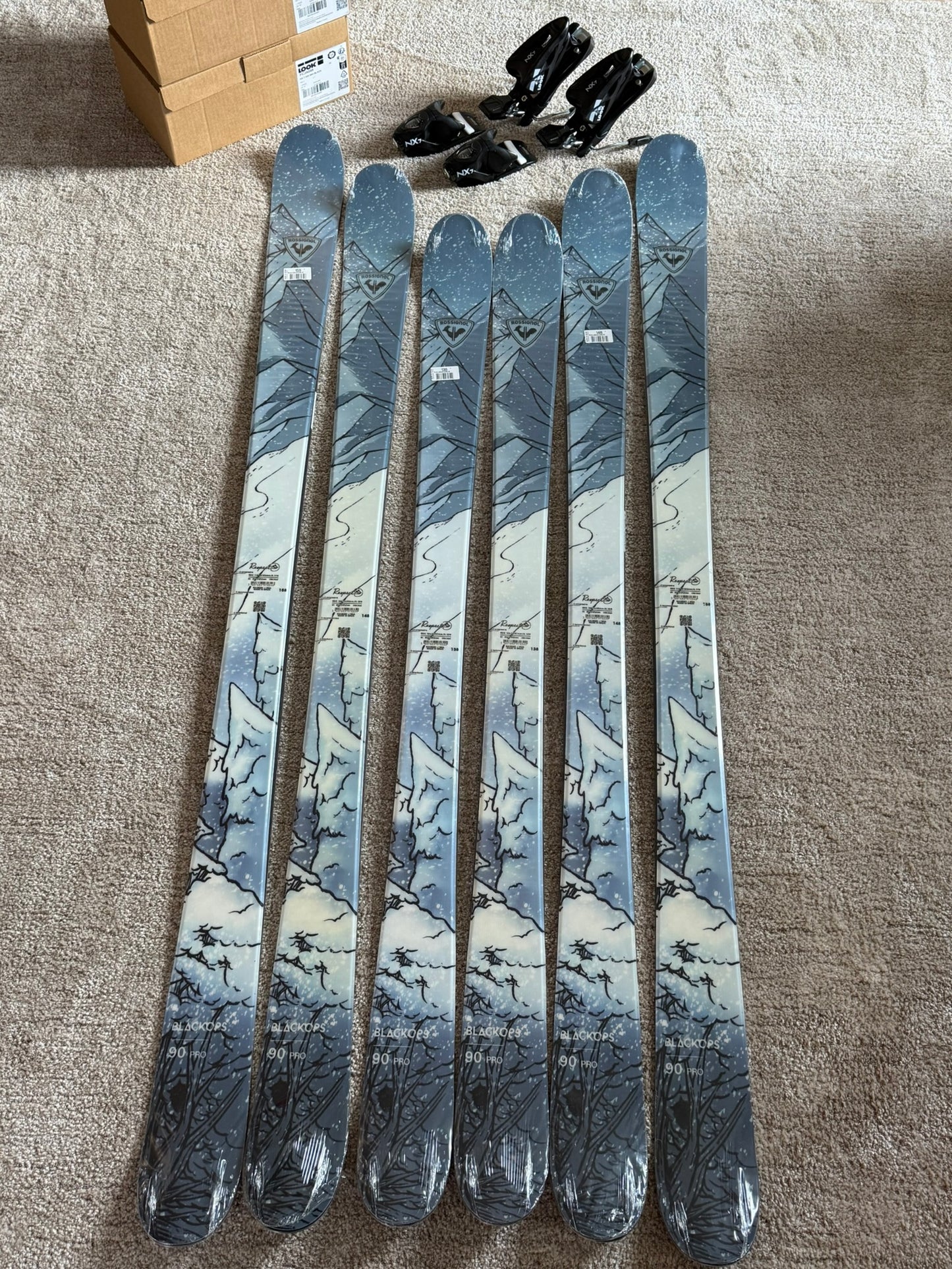 Rossignol Blackops Pro Open Jr TwinTip + NX7 GW klambrid
