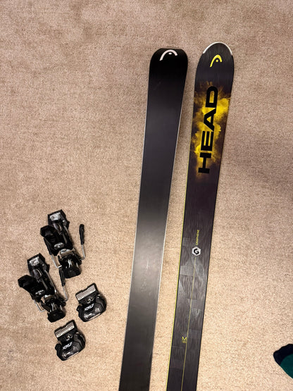 Head Monster 98 Ti Allmountain / Freeride mäesuusad + Attack 14 Klambrid
