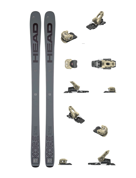Head Kore 87 Allmountain mäesuusad + Tyrolia klambrid