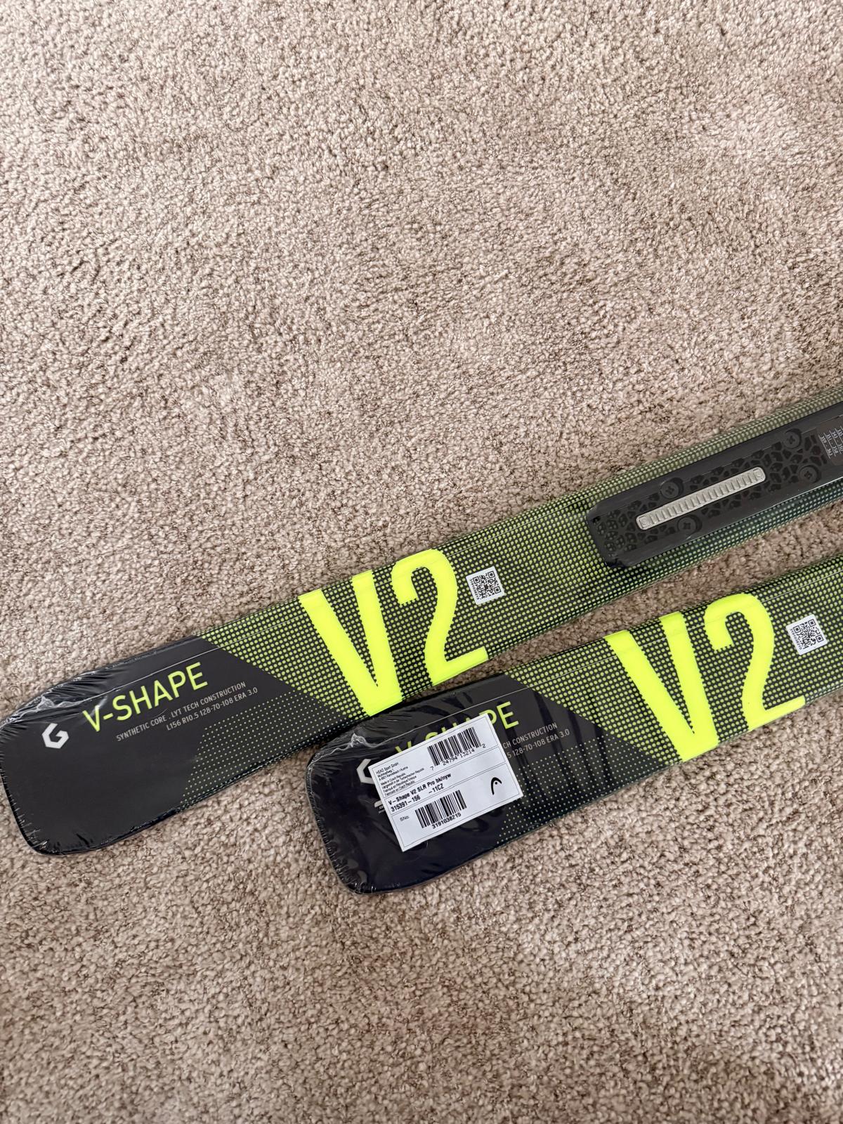 Head Shape V2 mäesuusad 156cm + SLR 9.0 GW klambrid