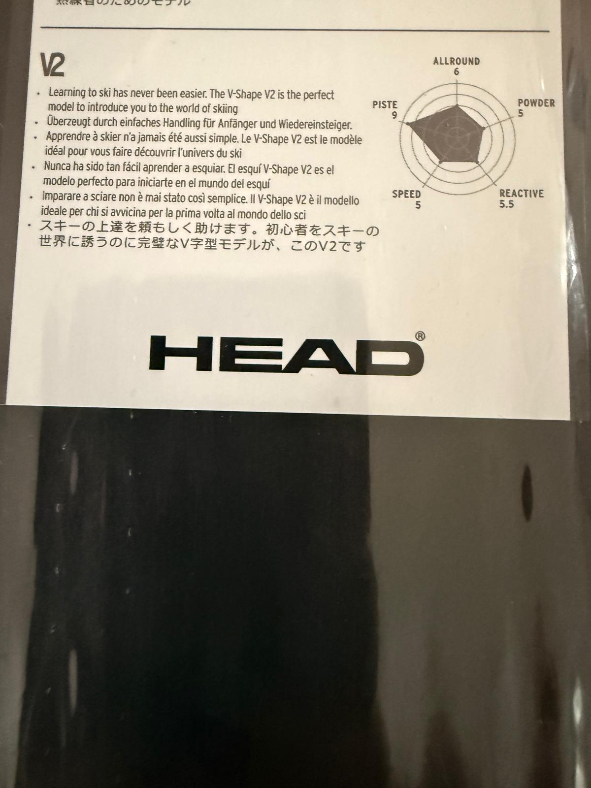 Head Shape V2 mäesuusad 156cm + SLR 9.0 GW klambrid